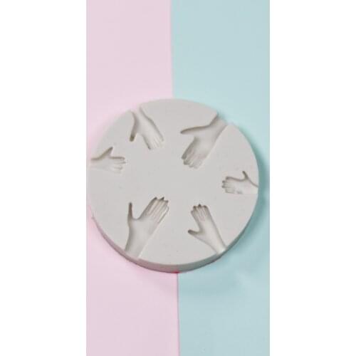 Gesture Chocolate Mold Biscuits Baking Molds Silicone Pastry Molds Chocolate Fondant Mould Soft Dessert Silicone Molds DIY Molds