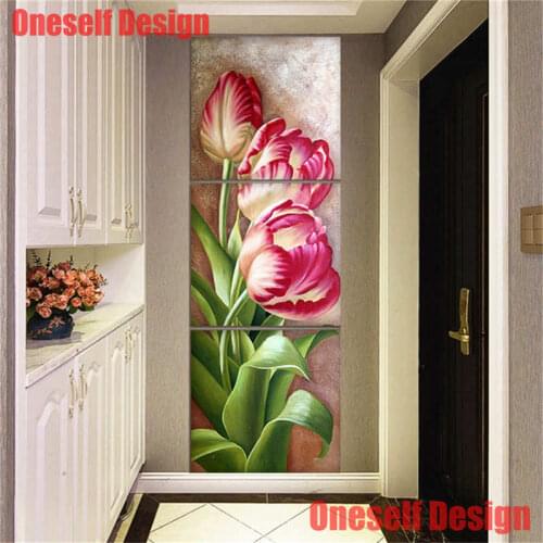 2019 top popular 5d diamond embroidery sale rose flower diamond painting full set beaded embroidery decoration home wall sticker