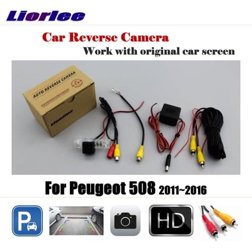 Car Rear View Back Backup Camera For Peugeot 508 2011-2016 Display Rearview Reversing Parking CAM Accessories