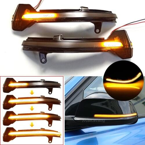 2pcs Car LED Dynamic Blinker Side Mirror Repeater Turn Signal Lights For BMW F01 F02 F06 F07 F10 F11 F12 F13 5 6 7 Series