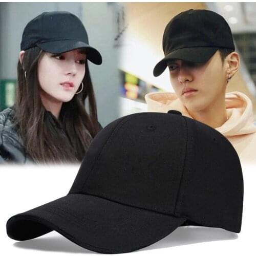 High Quality Unisex Black Baseball Cap Women Men Summer Autumn 2020 Korea Style Solid Snapback Caps White Sport Hat Gorras Mujer