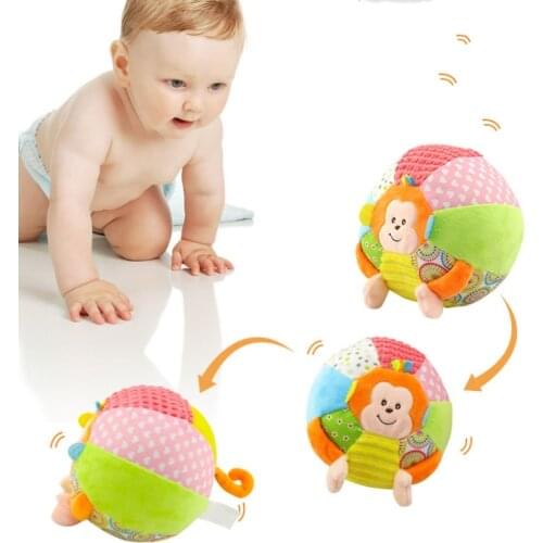 Baby Rattles Toy 0-3 Years Old Puzzle Rattle Toy Hand Catching Grasping Baby Toy Educational Teether