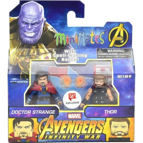 Hasbro Genuine MARVEL MINIMATES Avengers: Infinity War Doctor Strange Thor Action Figure Model Toys