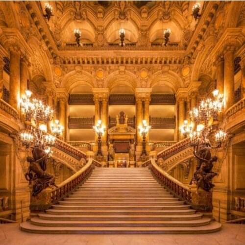 7x5ft Custom Vinyl Photography Backdrop Castle Palace Photo Background for Party and photo studio ZH-242