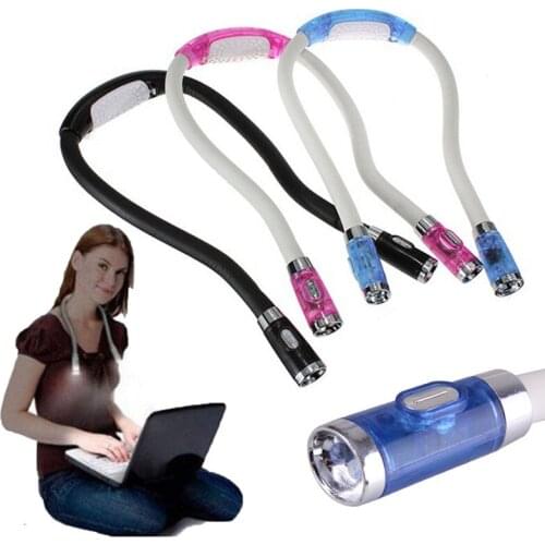 LED Flexible Handsfree LED Light Hug Light Outdoor Camping Light Book Reading Lamp Outdoor LED Light Flashlight