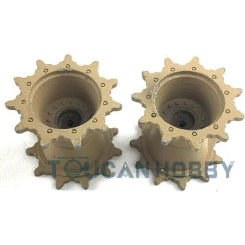 Heng Long 1/16 Scale USA M1A2 Abrams RC Tank 3918 Metal Sprockets Driving Wheels TH12165