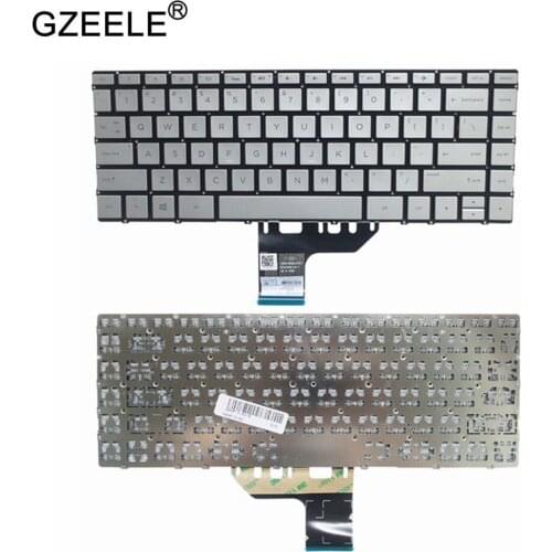 Laptop accessories US laptop backlit keyboard for HP Spectre x360 13-w 13-w000 series US Silver Backlit Keyboard