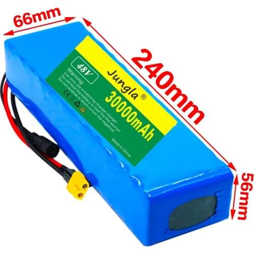 XT60 plug 48v lithium Li-ion battery 48v 30Ah 1000w 13S3P li-ion Battery Pack 54.6v E-bike Electric bicycle Scooter with BMS