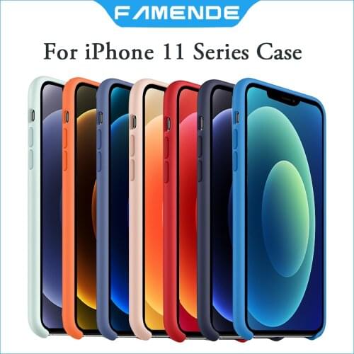 Magnetic Case For iPhone 11 Pro Max Case Magsaf Phone Wireless Charger Cover Original Color Liquid Silicone TPU