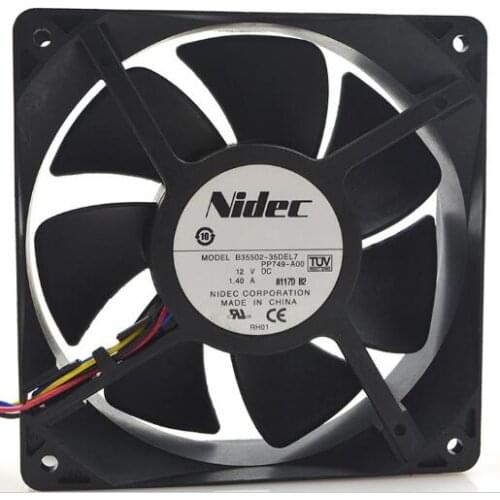 Original 835502-35DEL7 12V 1.4A 12CM NIDEC 12038 violent cooling fan