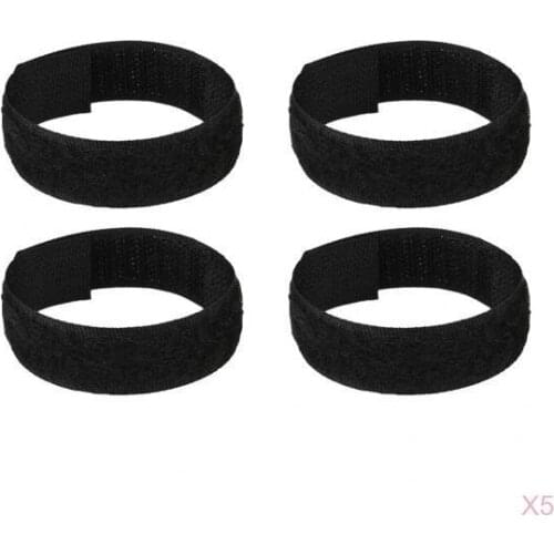 20pcs No-Crow Rooster Collar Chicken Collar for Roosters Poultry Black