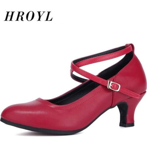New Women Professional Dancing Shoes Ballroom Dance Latin Social Waltz Tango Ladies Latin Dance Shoes heeled 3CM/5CM/7CM