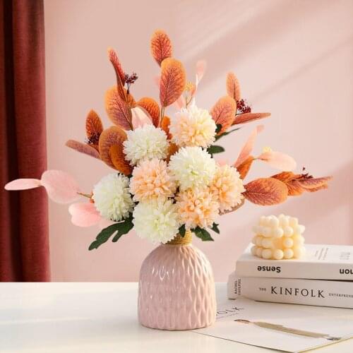 Home Decoration Accessories Living Room Fake Flowers Simulation Flower Furnishings Light Luxury Dining Table Flower Bouquet