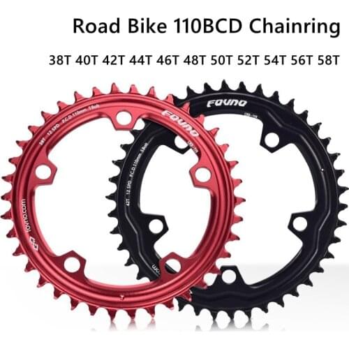 Bicycle Accessories 110BCD Road Bicycle Chain Ring CNC Aluminum Alloy Bicycle Narrow And Wide Sprocket