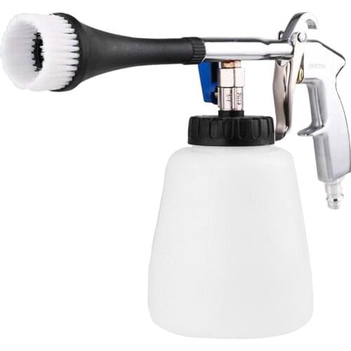 High Pressure Washer Water Gun Car Dry Cleaning Guns Interior Deep Cleaning Gun Tornado Cleaning Tool With Brush Air Operated