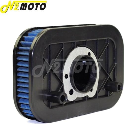 Motorcycle Performance High Flow Air Filter For Harley Sportster XL 1200 883 Iron SuperLow Custom 2004-2013 Blue Air Cleaner