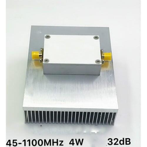 High linear RF power amplifier RF Power Amplifier 45-1100MHz 4W Gain 32dB