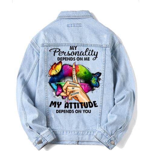 Woman Girl Butterfly Lips Patch Iron On Clothes Diy Hoodies Heat Transfer Vinyl Thermal Press Patches Hippie Clothes Badges