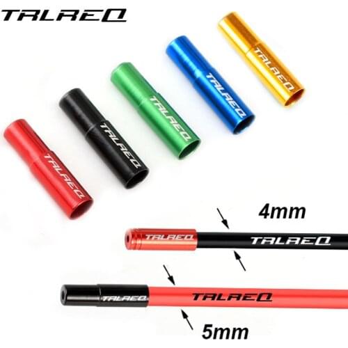 10pcs/lot Bicycle Cable Cap Aluminum Alloy 4mm 5mm MTB Mountain Road Bike Shift Brake Cable Ends Line Cap Wire Tube plugs