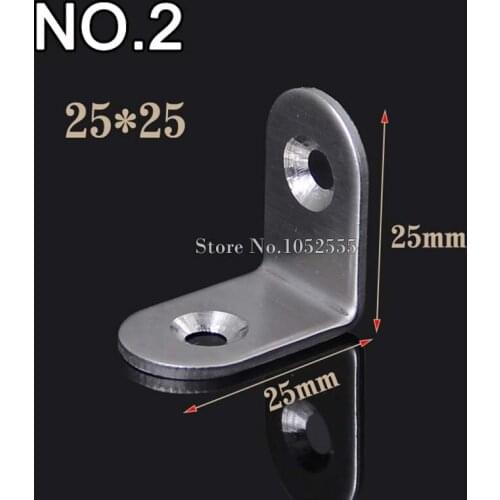 Designed 10pcs Furniture corner metal corner brackets angle plate stainless steel corner brackets furniture connection parts K89