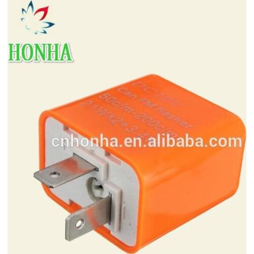 12V 2 Pin Adjustable Frequency LED Flasher Relay Motorcycle Turn Signal flasher relays
