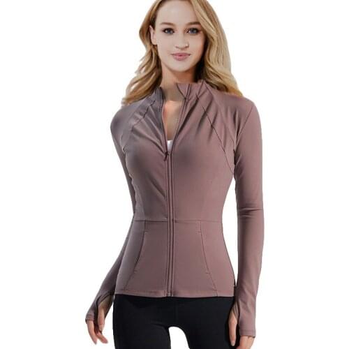 2021 Aitonoble Running Sportwear Jacket Women Jumpsuit Ladies Sportwear Girls Fitness Gym-set Tracksuit