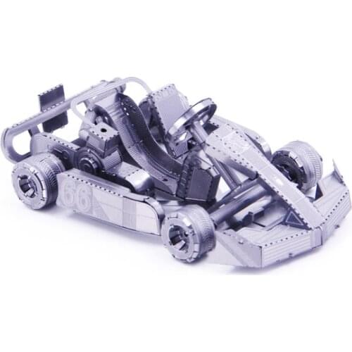 3D Puzzle DIY metal KART mini model kits Collection Toys Gifts earth Laser Cutting Jigsaw precision measurement forging new