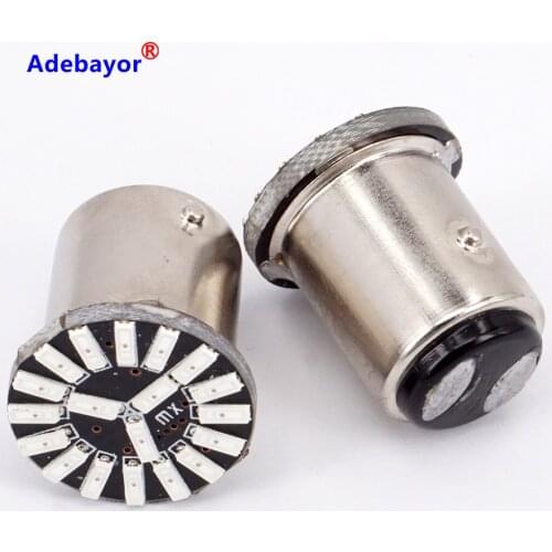 5pcs 19 SMD 19 4014 led 1157 BAY15D P21/4W P21/5W 4014 auto Car Styling turn signal lamp Brake tail parking