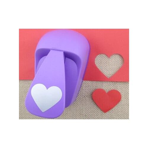 50mm furador heart Shape Super Large Shaper Punch Craft Scrapbooking Paper Puncher large Craft Punch DIY children toys S2883