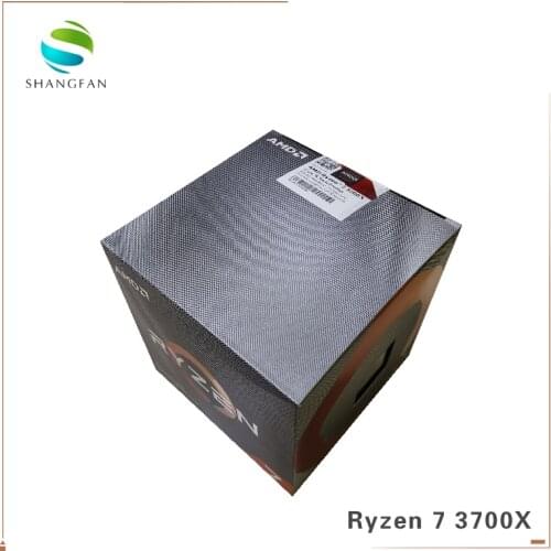 AMD Ryzen 7 3700X R7 3700X 3.6 GHz 7NM L3=32M 100-000000071 8-Core 16-Thread CPU Processor Socket AM4 with cooler cooling fan