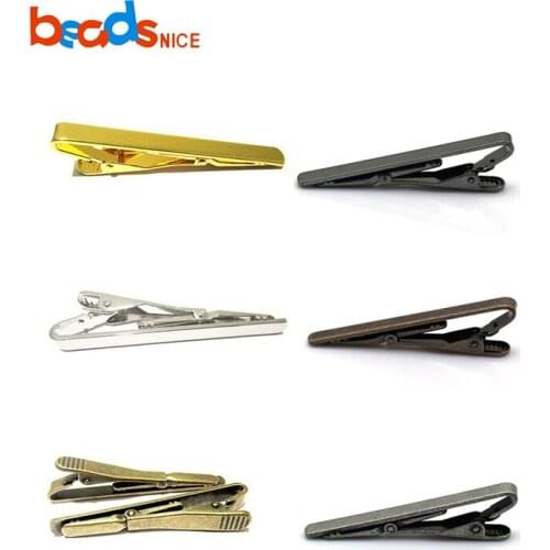 Beadsnice ID24983B Mens Classic Metal Tie Clip Necktie Tie Bar Clasp Clip Clamp Pin for Men Gift