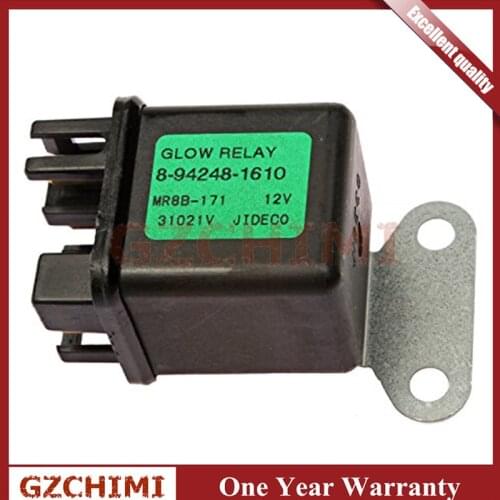 8-94248-161 8942481610 Mover Parts Preheating Relay Glow Plug 12V for Isuzu Hitachi ZAXIS27U ZAXIS50U ZAXIS40U for Kubota Yanmar