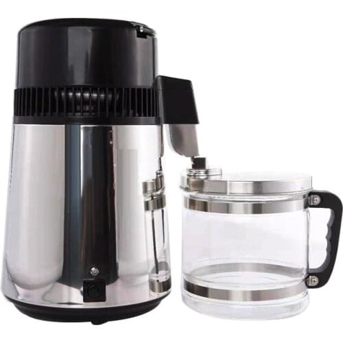 110V 220V Home Pure Water Distiller 4L DIY Dental Distilled Water Filter Stainless Steel Inner Electric Distillation Purifier