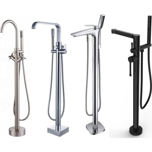 Freestand Bath Tub Faucet Free Standing Faucet Mixer Shower and Tub Faucet