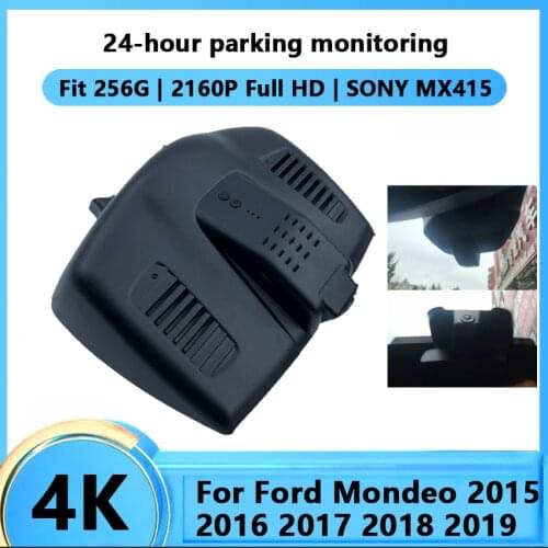 Full HD 4K Car Wifi DVR Dash Cam For Ford Mondeo 2015 2016 2017 2018 2019 Control by Mobile Phone App Novatek 96670+SONY IMX 415