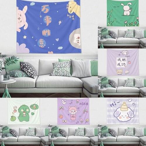 High Quality Cartoon Ins Style Tapestry Decor Dorm Tapestry Wall Hanging Carpet Decorative Bedroom Children Room Tapiz