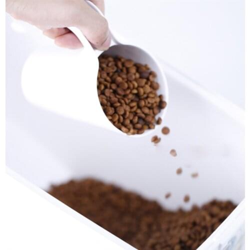 Two Kinds Of Style Pet Feeding Supplies For Dogs Cats Spoon Cup Scoop Plastic Measuring