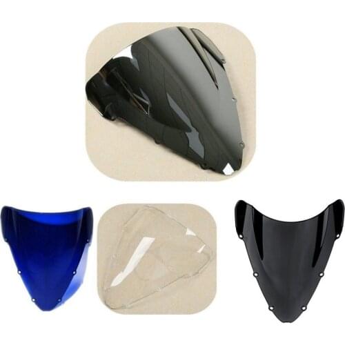 Motorcycle Dual Bubble Windshield Windscreen For Honda CBR 600 F4I 01-08 02 03 04 05 06