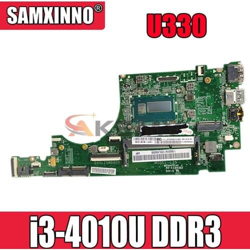DA0LZ5MB8D0 Rev:D For Lenovo Ideapad U330 U330P Laptop Motherboard With i3-4010U DDR3 100% test work