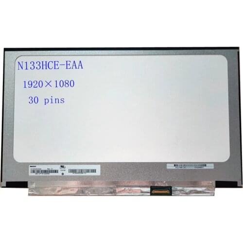 Original N133HCE-EAA 13.3"Inch Laptop FHD 1920*1080 Slim EDP 30 Pins Matte LED Lcd Screen Non-Touch IPS Panel Replacement