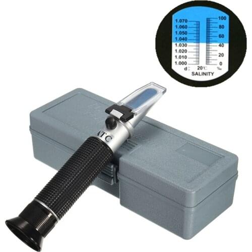 High Quality Test Salinity Refractometer Salt Water Salinity Reader Meter Range 0-10% New Arrival