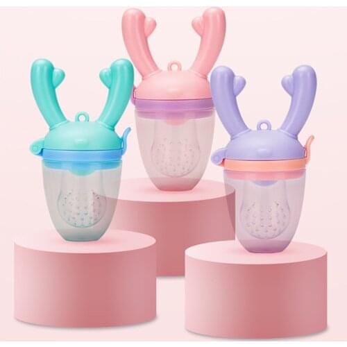 Baby silicone pacifier fresh food gnawing device baby clip pacifier bracket Baby Pacifier feeder fruit baby feeding supplies