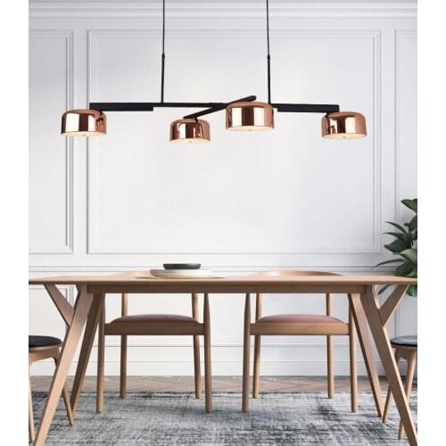 Nordic simple bar hanging lamp colored Pendant Light restaurant, bedroom, bedside lights, modern art and creative lighting