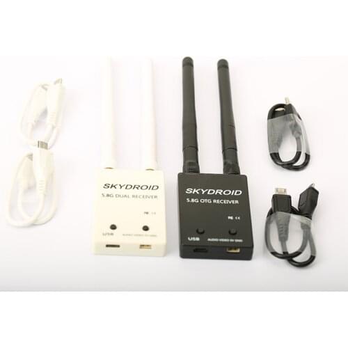 SKYDROID Mini 5.8G FPV Receiver Dual Antennas UVC Video Downlink OTG for VR Android Phone Smartphone FPV Quadcopter Drone
