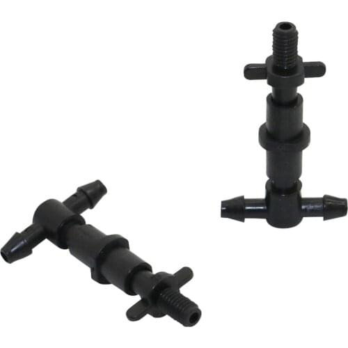Drip irrigation Tee connector with 4mm Barb, 6mm thread Greenhouse Cooling and humidifying system Pipe Fitting 5 Pcs