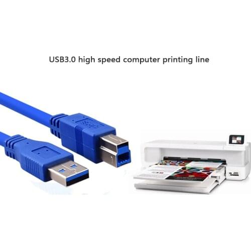 0.5M USB 3.0 A Male AM to USB 3.0 B Type Male BM Extension Printer Wire Cable USB3.0 Cable converter for printer data cable