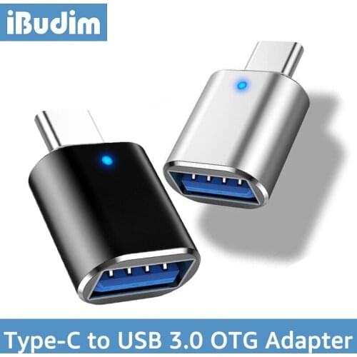 IBudim USB C OTG Adapter Fast USB 3.0 To Type C Adapter Type-C OTG Cable For Macbook Pro USB OTG Converter for GamePad Keyboard