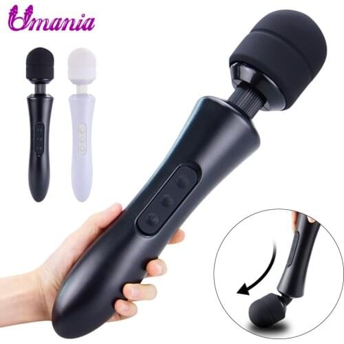 Rechargeable AV Wand Vibrator For Women Body Massages Adult Sex Toys For Women Clitoris Stimulate Couples Flirting Sex Shop