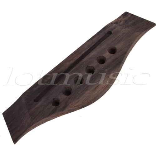 Kmise Rosewood 6 String Saddle Through Guitar Bridge Fit 34 36 38 inch Acoustic Guitar