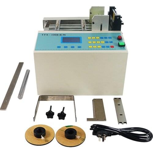 Automatic Computer Tube Pipe Cutting Machine PVC Heat Shrink Sleeve Shrinking Tube Cutter Wire Rope Cutting Machine 800W